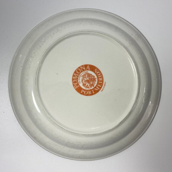 PORTMEIRION 7 .25 side Plate POMONA The Goddess Of Fruit Teinton Squash Pear - Picture 4 of 7